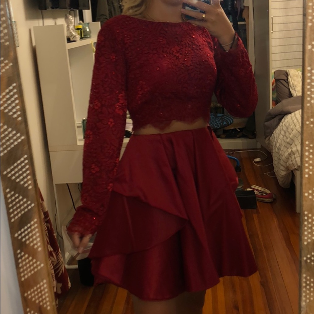 Red dress